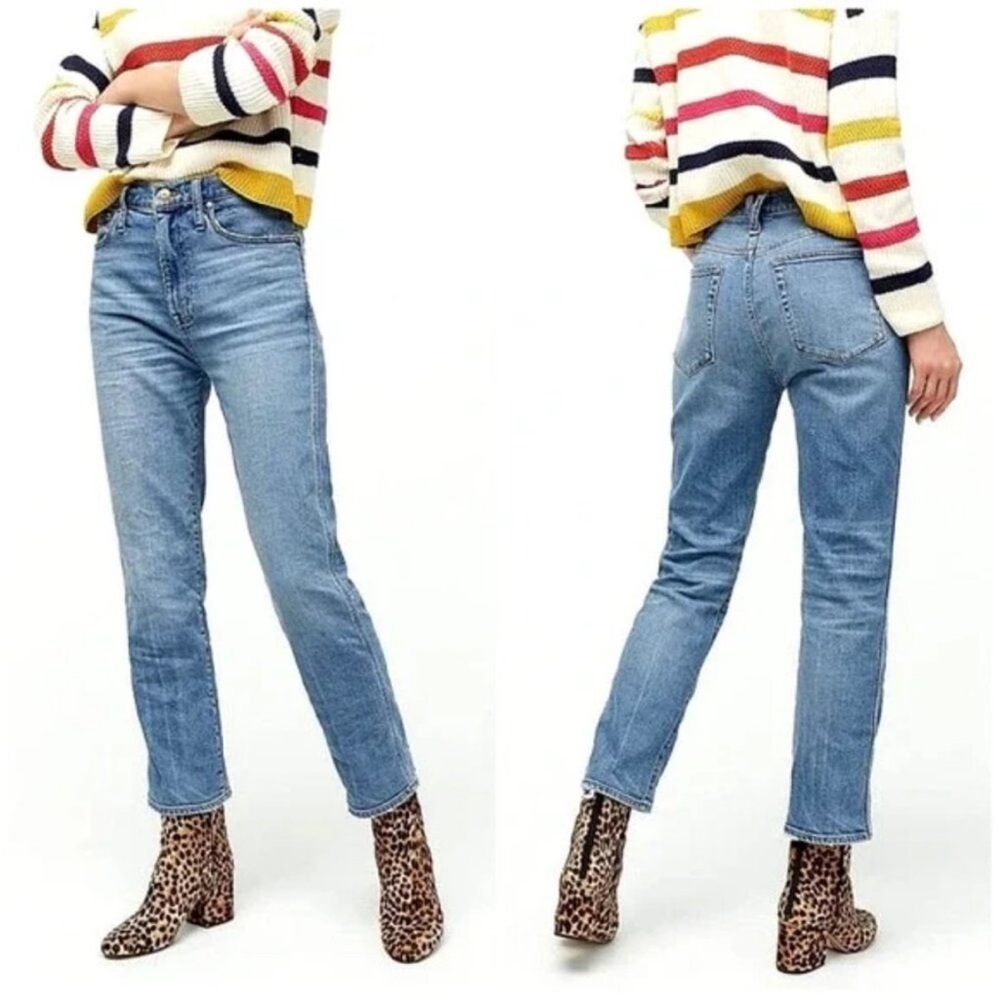 J. Crew Point Sur Shoreditch Straight Leg Cropped Jeans